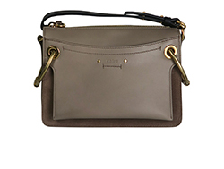 Roy Shoulder Bag,Leather,Taupe,031870656,DB/T,4*